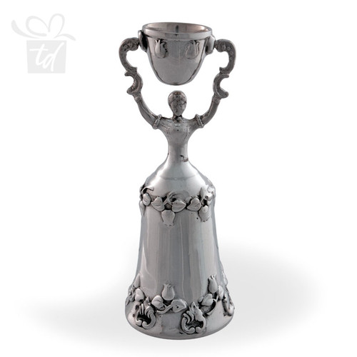 German Pewter Bridal Cup, Nuremberg Wedding Cup