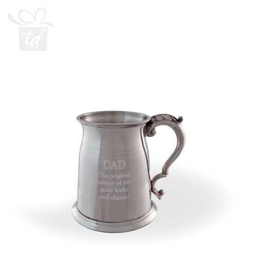 Old London Pewter Tankard - 19 oz front