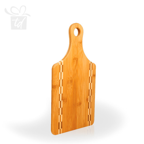 Paddle Bamboo Cutting Board - angle