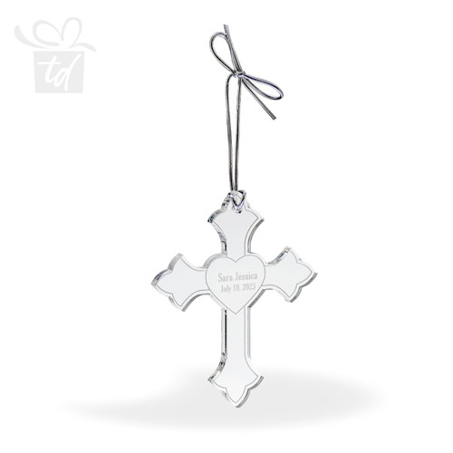 Heart Cross Ornament