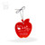 Nice List Apple Teacher Christmas Ornament