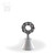 Pewter Bell - Christmas Wreath - 4.25 in.