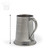 Pewter American Handle Tankard - 13.1oz dimension