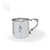 Sterling Silver Scroll Handle Baby Cup with Cross