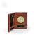 Rhythm Rosewood Book Clock and Frame - open