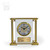 Oras Brushed Gold Glass Clock - front