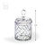 Millie Cut Crystal Lidded Jar-dimensions