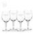 Alabaster  White Wine Glasses-Set of 4
