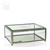 Glass jewelry box angle closed