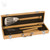 3 Piece Bamboo BBQ Grill Set - open