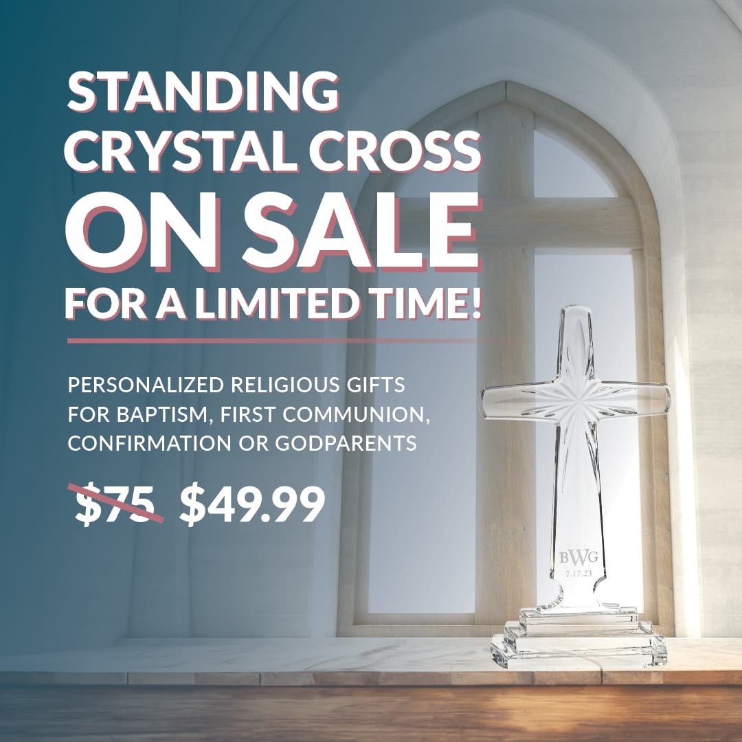 Crystal Standing Cross Special