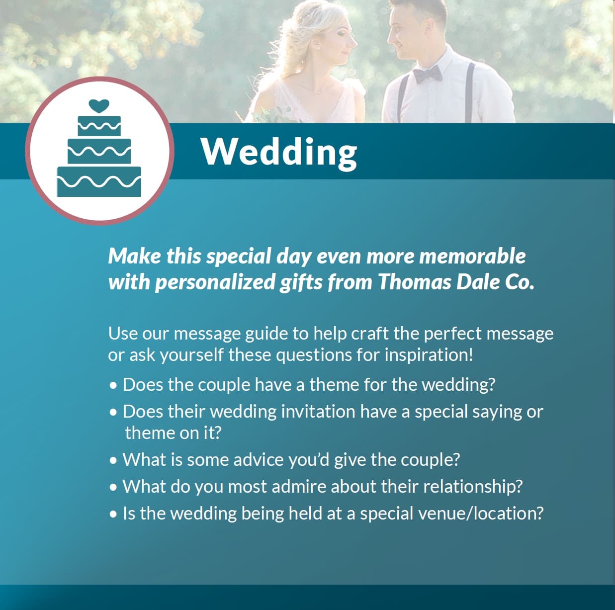 Thomas Dale Message Book - Weddings