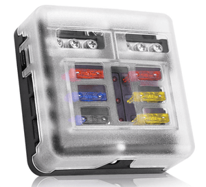Add to Solar Generator: 6 Way Fuse Box, Includes wiring and mounting DIY Solar Generators Add to Solar Generator: 6 Way Fuse Box, Includes wiring and mounting DIY Solar Generators