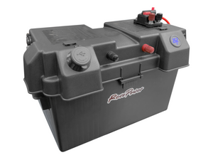 RevoPower Trolling Motor Battery Box Power Center, 12V or 24V, with 60A Circuit Breaker RevoPower Trolling Motor Battery Box Power Center, 12V or 24V, with 60A Circuit Breaker