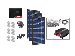 RevoPower 600W 12V Overlanding/RV/Camper/Trailer Kit with DC DC Charger RevoPower 600W 12V Overlanding/RV/Camper/Trailer Kit with DC DC Charger