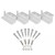 Solar Panel Aluminum Z Bracket Mount, set of 4 DIY Solar Generators Solar Panel Aluminum Z Bracket Mount, set of 4 DIY Solar Generators