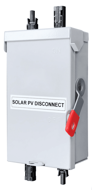 Solar PV Disconnect, 12 / 24 / 36 / 48 V DC Shut off switch, Assembled in US
