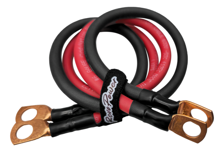 Parallel/Series Battery Hookup Wiring Kit, 12V 24V Battery RevoPower