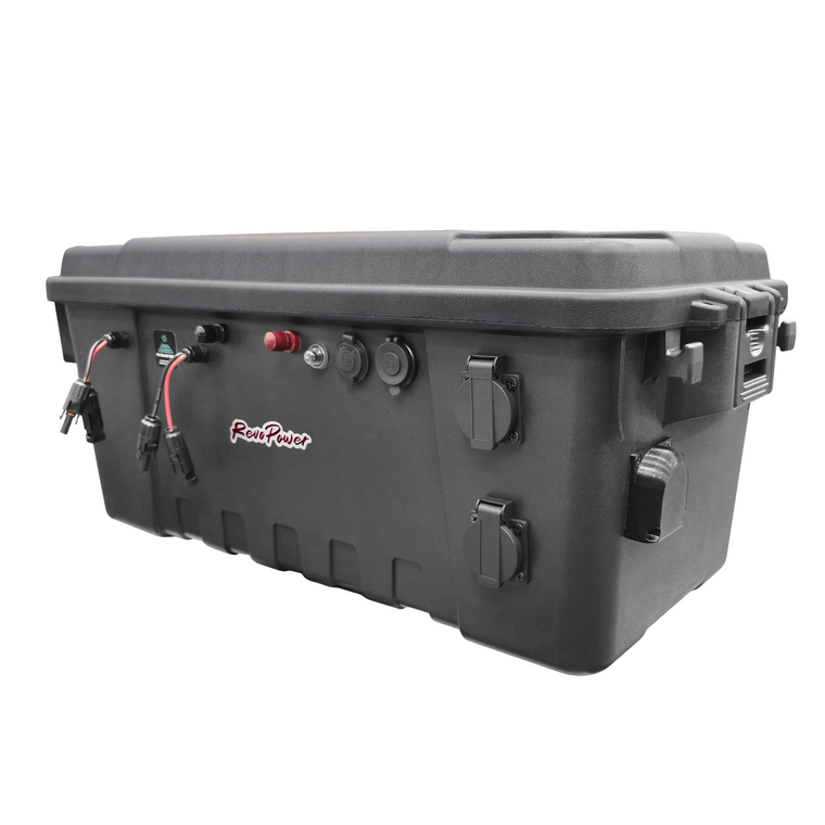RevoPower Fortress Solar Generator: Made in USA 24/7 Outdoor Waterproof & Weatherproof DIY Solar Generators