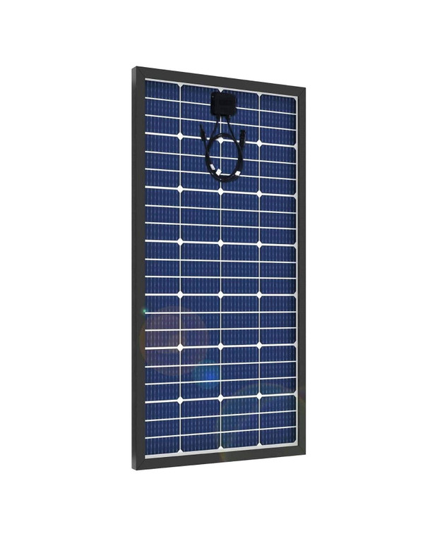 200W Bifacial Monocrystalline Solar Panel For Charging 12V and 24V Devices DIY Solar Generators