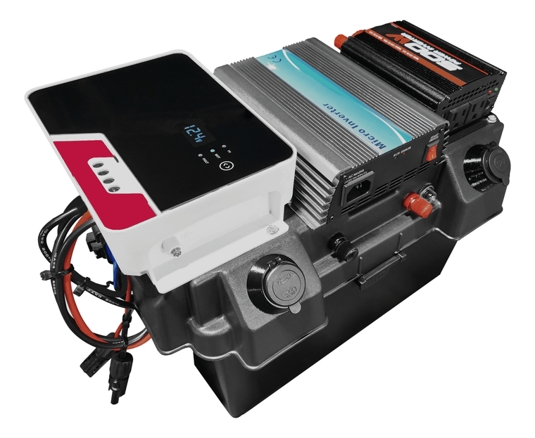 RevoPower Hybrid 1100W (600W On Grid + 500W Off Grid) MPPT Solar Generator w USB-C DIY Solar Generators