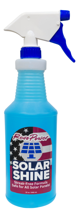 RevoPower Solar Shine: Advanced Streak-Free Cleaning Solution for Solar Panels DIY Solar Generators 722208358775
