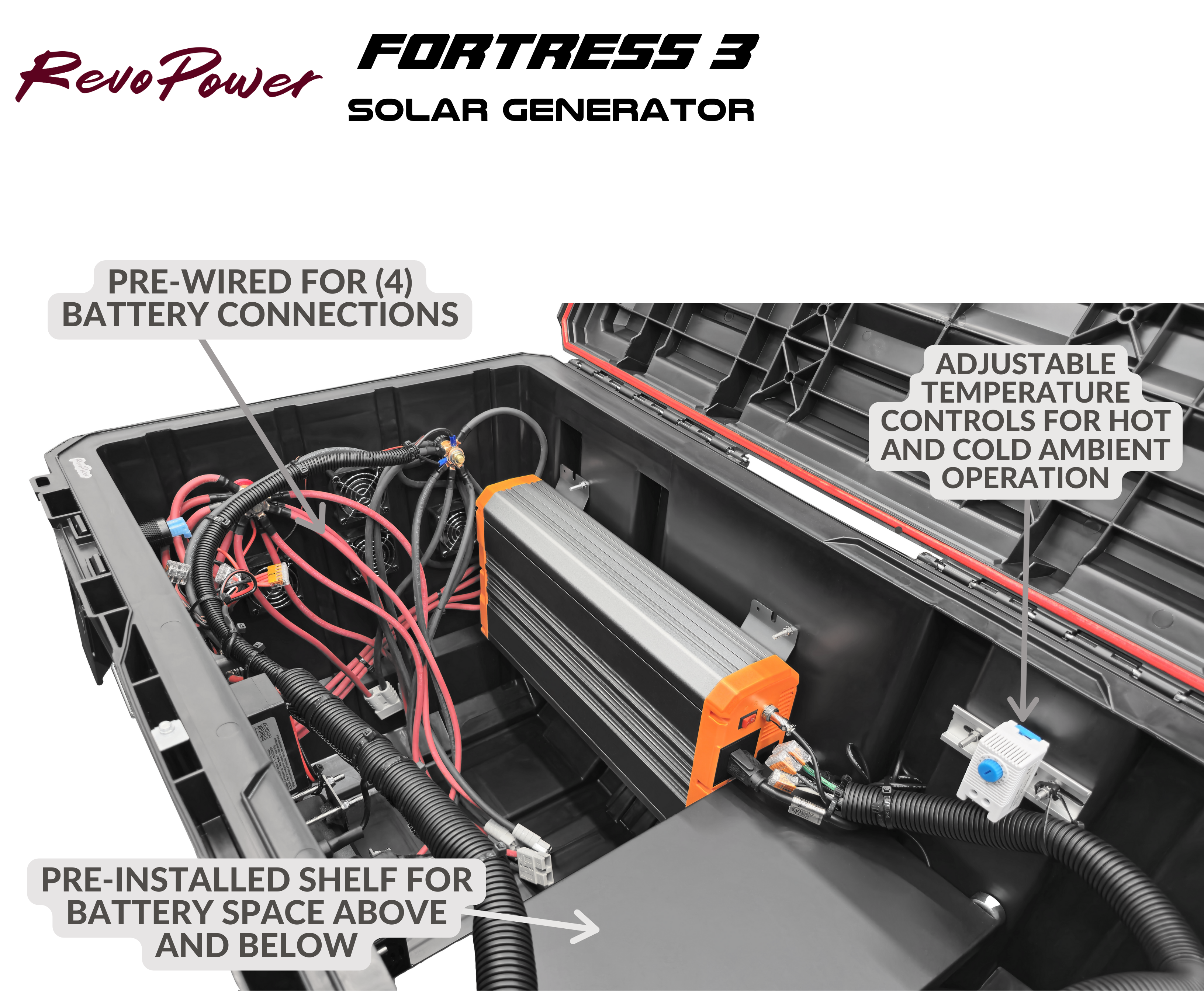 RevoPower Fortress 3 Solar Generator: Advanced Outdoor Power Solution for  Demanding Environments