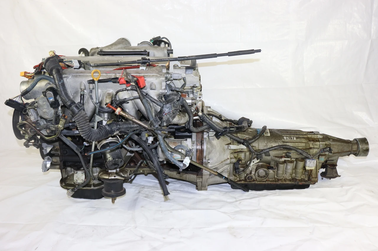 JDM TOYOTA 1JZ-GTE VVTI 2.5L SINGLE TURBO FRONT SUMP A/T ENGINE 