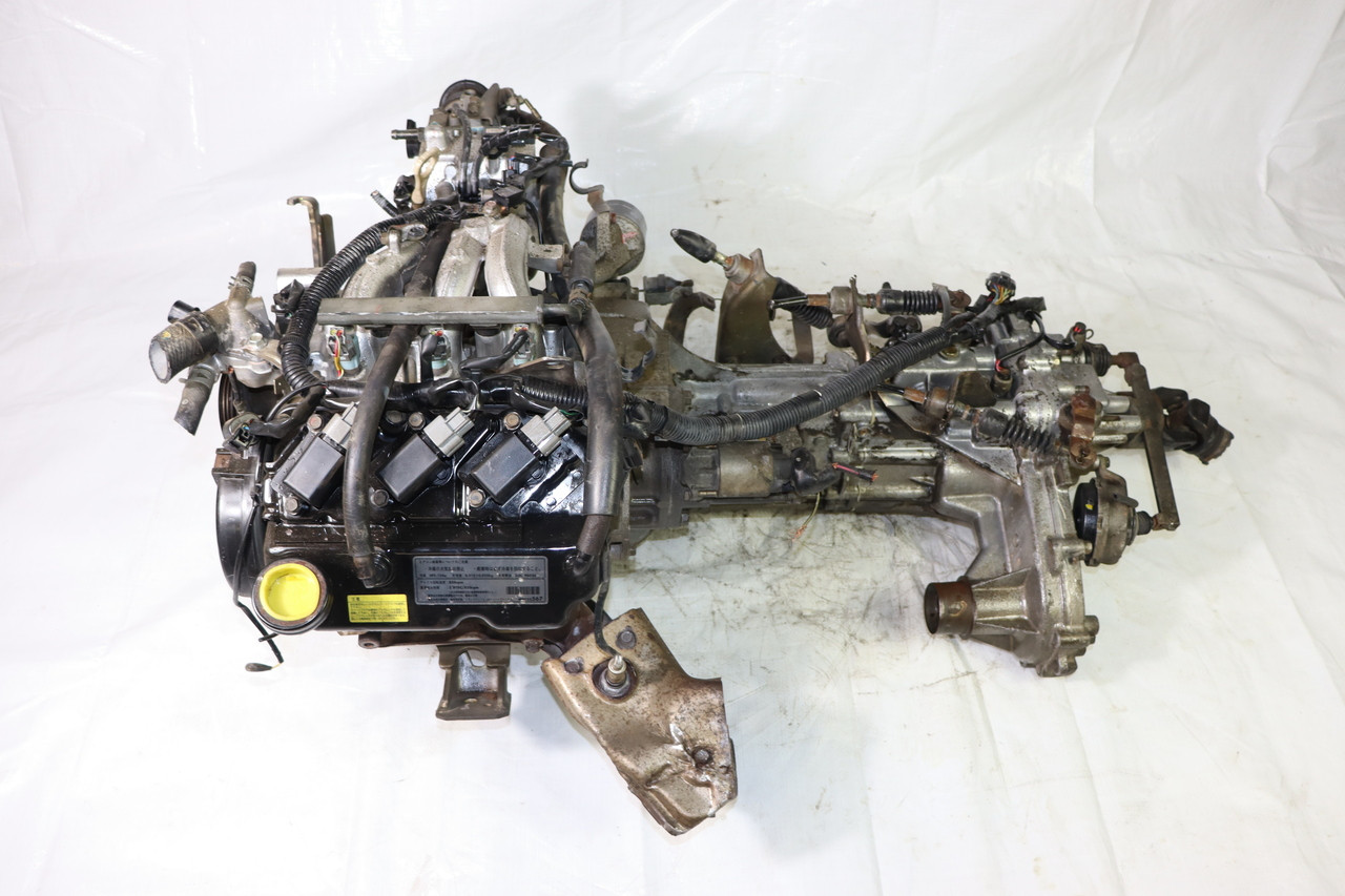 JDM Mitsubishi U62T Minicab 3G83 660cc Engine And 4WD 5 Speed