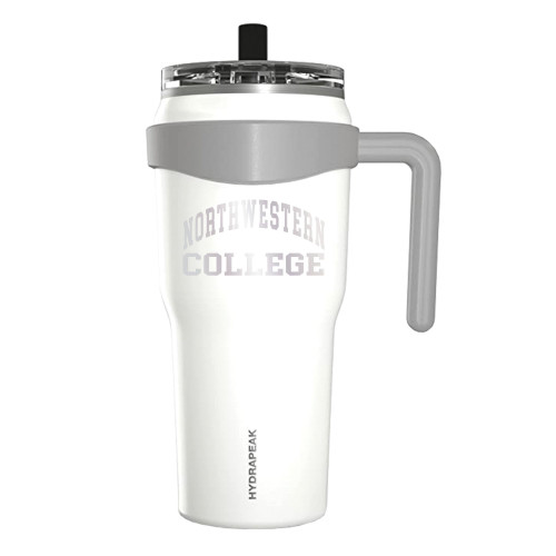 32OZ HYDRAPEAK W/ STRAW MUG (WHITE)