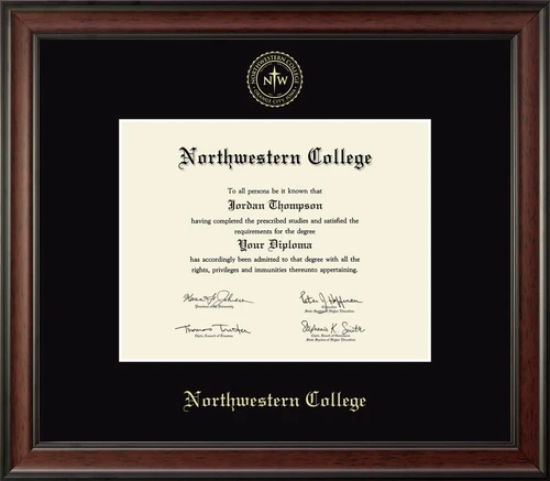Northwestern College of Iowa Gold Embossed Diploma Frame (431995)