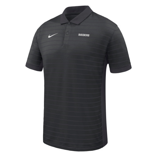 NIKE MENS VICTORY STRIPE POLO (BLACK)