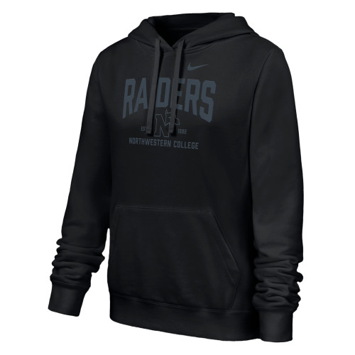 NIKE WMNS CLUB FLEECE HOODY (BLACK)