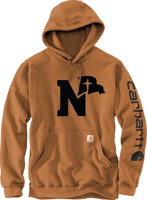 CARHARTT N(FLAG) HOOD (BROWN)