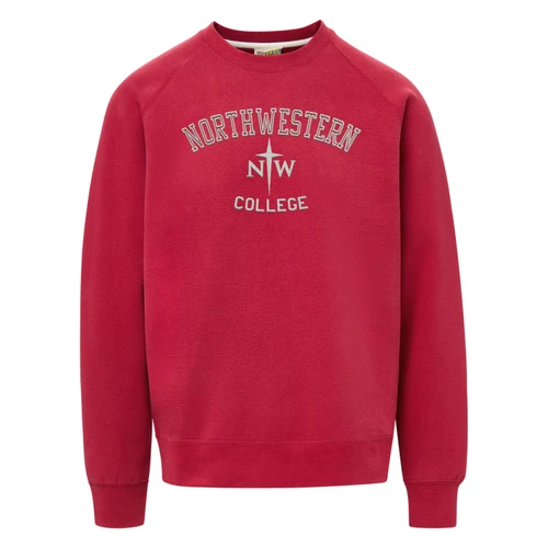 MV SPORT NORTHWESTERN COLLEGE VINTAGE FLEECE CREW