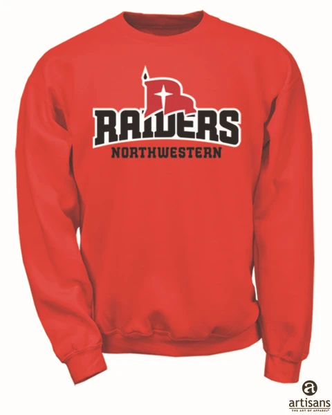 RAIDERS ATH LOGO CREW (RED)