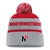 NIKE NORTHWESTERN RAIDERS POM BEANIE (RED/GREY)