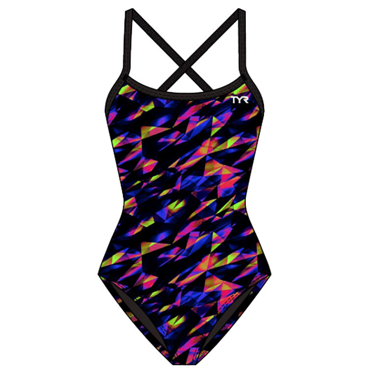 TYR Drift Pacific Teiback - Costume Da Bagno Intero Donna - X-Back Regolabile - Resistente Al Cloro - Protezione UV