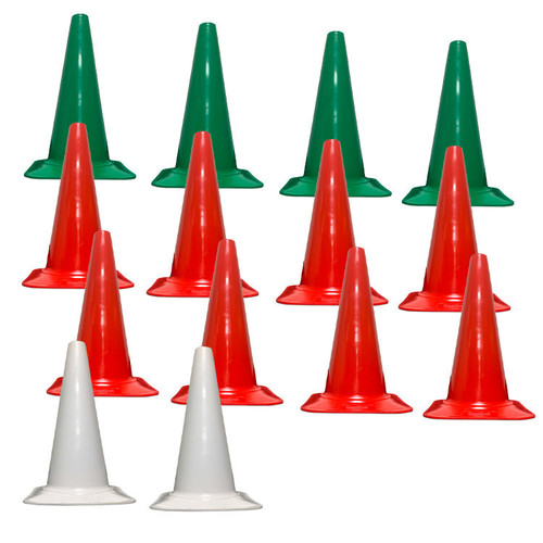 S&R Sport S&R SPORT FIELD OF PLAY CONE MARKERS, SET OF 14 (OPTION 2) 