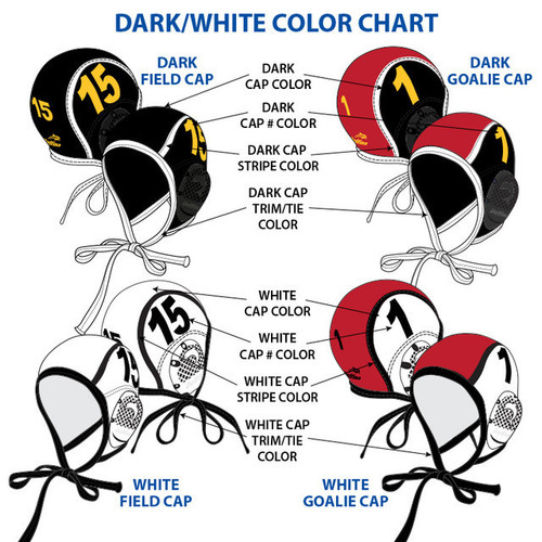 DELFINA PREMIUM  WATER POLO CAP SETS