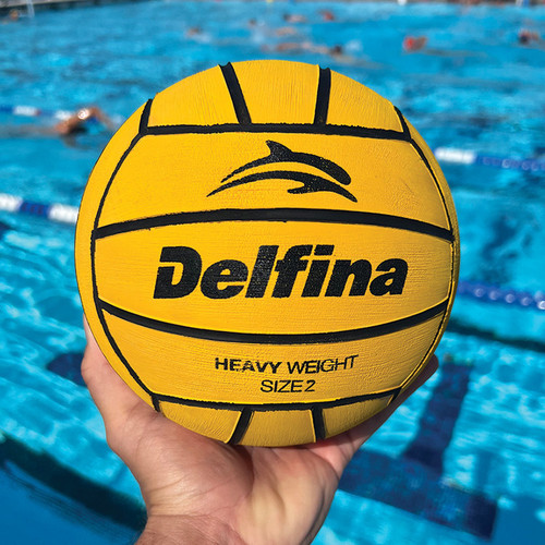 Delfina DELFINA HEAVYWEIGHT WATER POLO BALL, SIZE 2 