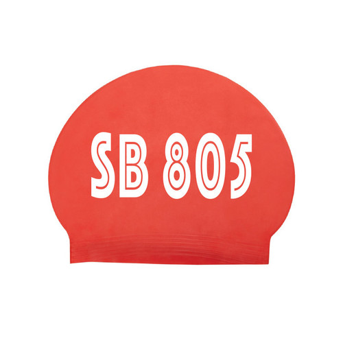 S&R Sport SB 805 WATER POLO CLUB LATEX CAP, RED