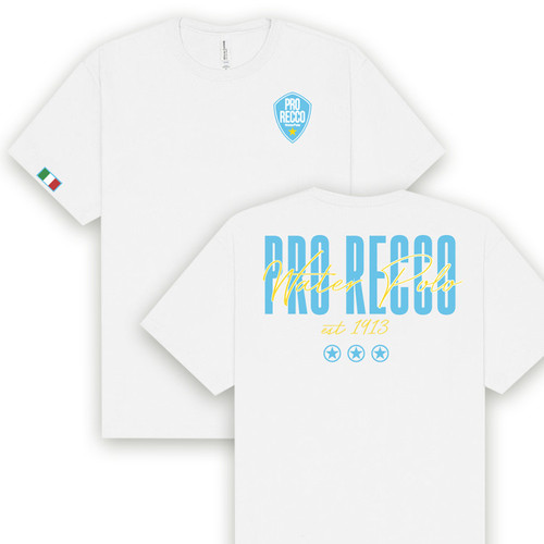 Delfina Pro Recco Classic White T-shirt 2025/2026 Delfina Pro Recco Classic White T-shirt 2025/2026