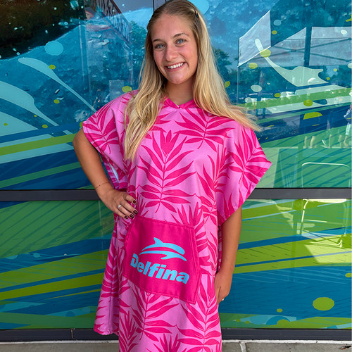 Hooded Towel - Palms Design