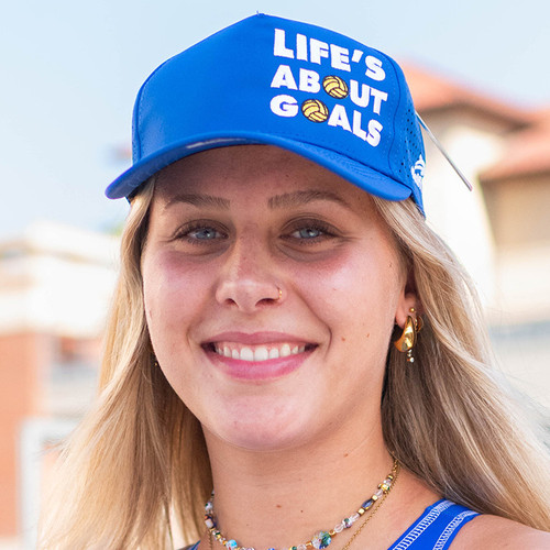 S&R Sport Life's About Goals Perforated Snapback Baseball Cap 