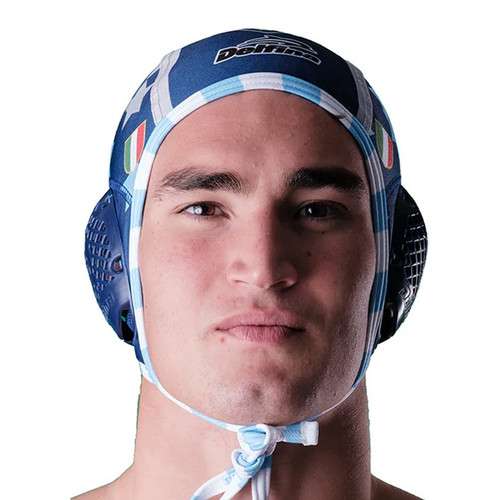 Delfina Pro Recco Water Polo Caps - 2024-2025, Blue 