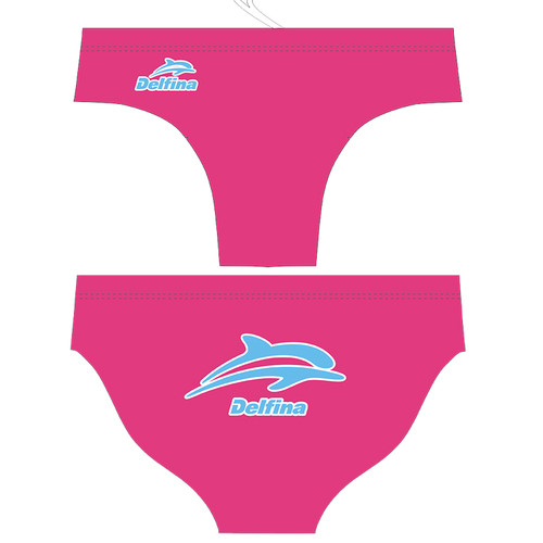 Delfina Male Brights Pink Water Polo Suit
