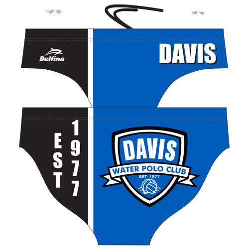 Davis Water Polo Club Delfina Male Water Polo Suit