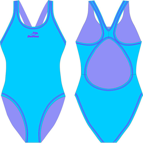  Delfina Bravo Core Female Practice Suit - Light Blue 
