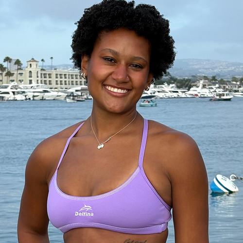  Delfina Lavender Bravo Brights Bikini Top 